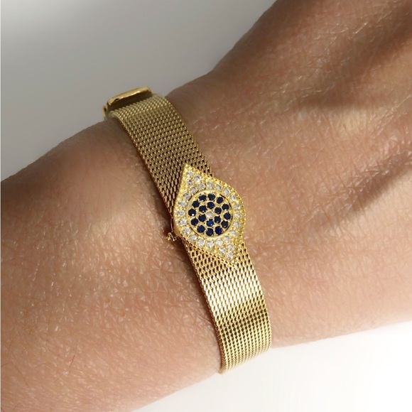 Gold Evil Eye Bracelet - Picture 4 of 8